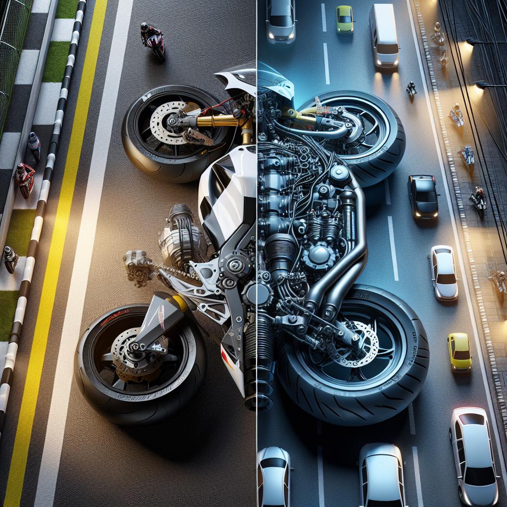 MotoGP vs. Road Bikes: Differences